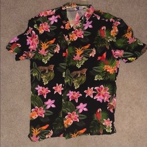 H&M Floral Button-Up